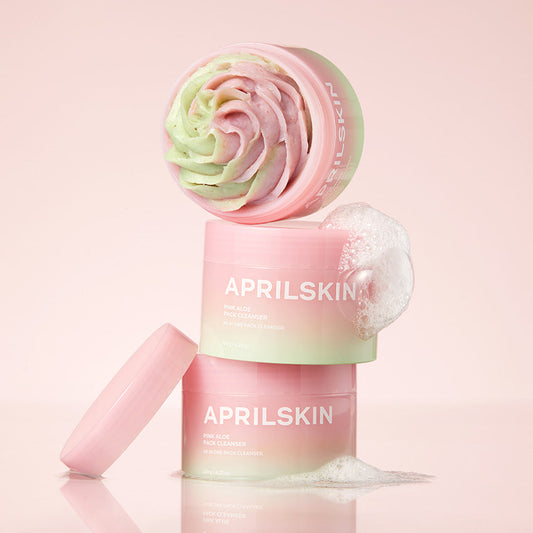 APRILSKIN Pink Aloe Mask-to-Foam Soothing Cleanser 120g